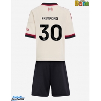 Liverpool Jeremie Frimpong #30 Bortedraktsett Barn 2025-26 Kortermet (+ Korte bukser)